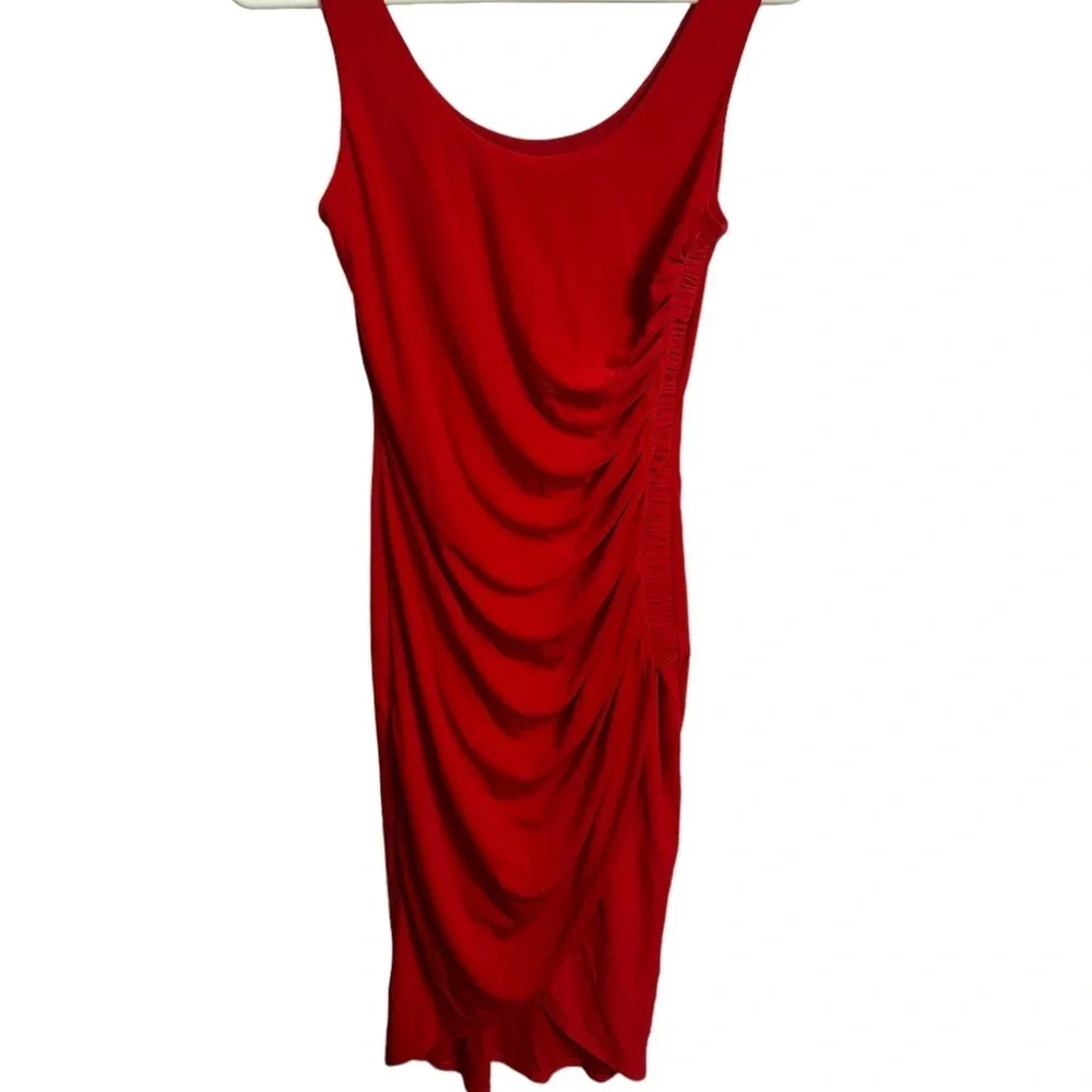 NWT Joseph Ribkoff Modele Lipstick Red Sexy Bodycon Dress Stretchy Siz 4